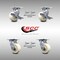 Service Caster 4 Inch Stainless Steel Nylon Caster Set with Roll Bearings 4 Swivel Lock 2 Brake SCC-SS30S420-NYR-TLB-BSL-2-BSL-2 - alternate 1